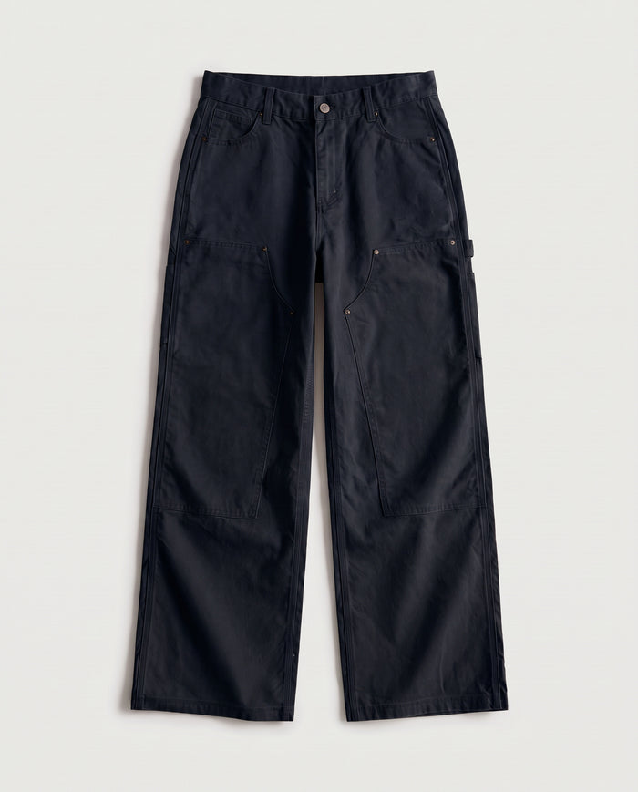 Double Knee Work Trousers Petrol Blue