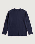 Long Sleeve Tee Navy flat lay, front