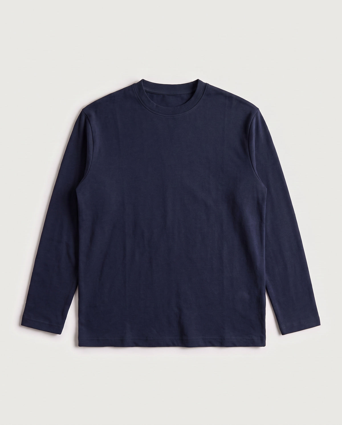Long Sleeve Tee Navy flat lay, front
