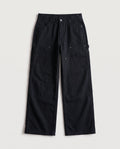 Double Knee Work Trousers Black flat lay, front