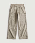 Double Knee Work Trousers Light Khaki flat lay, front