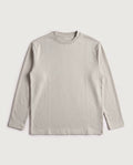 Long Sleeve Tee Beige flat lay, front