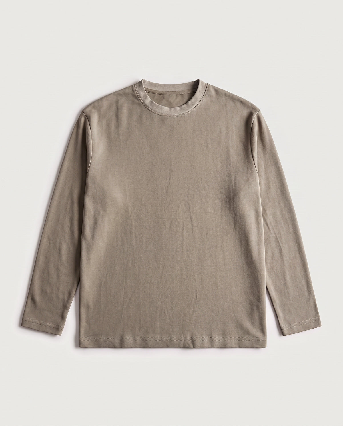 Long Sleeve Tee Linen flat lay, front