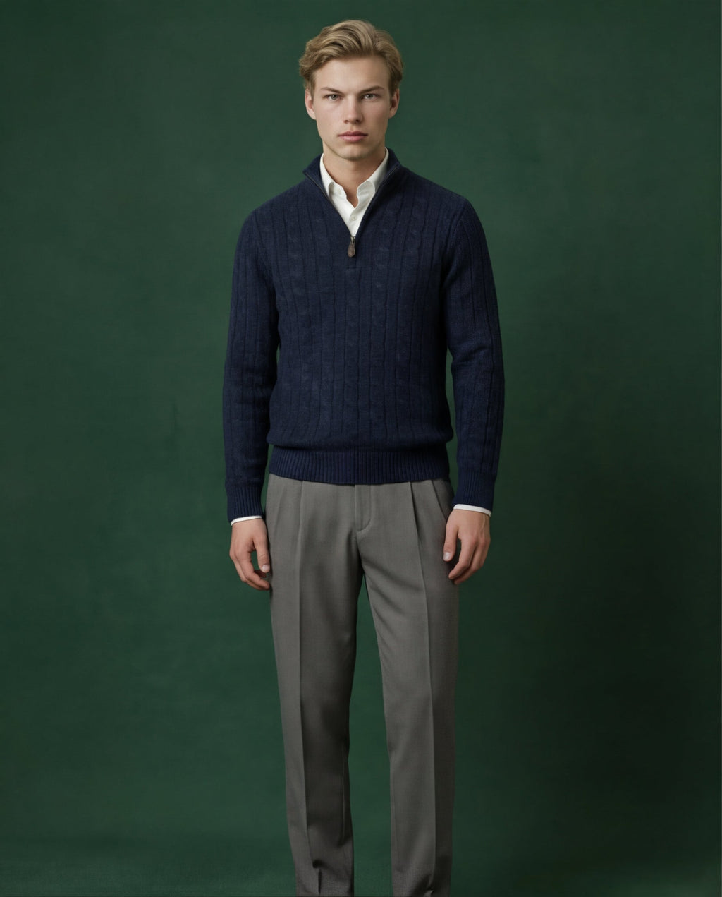 Ashford Pleated Trouser